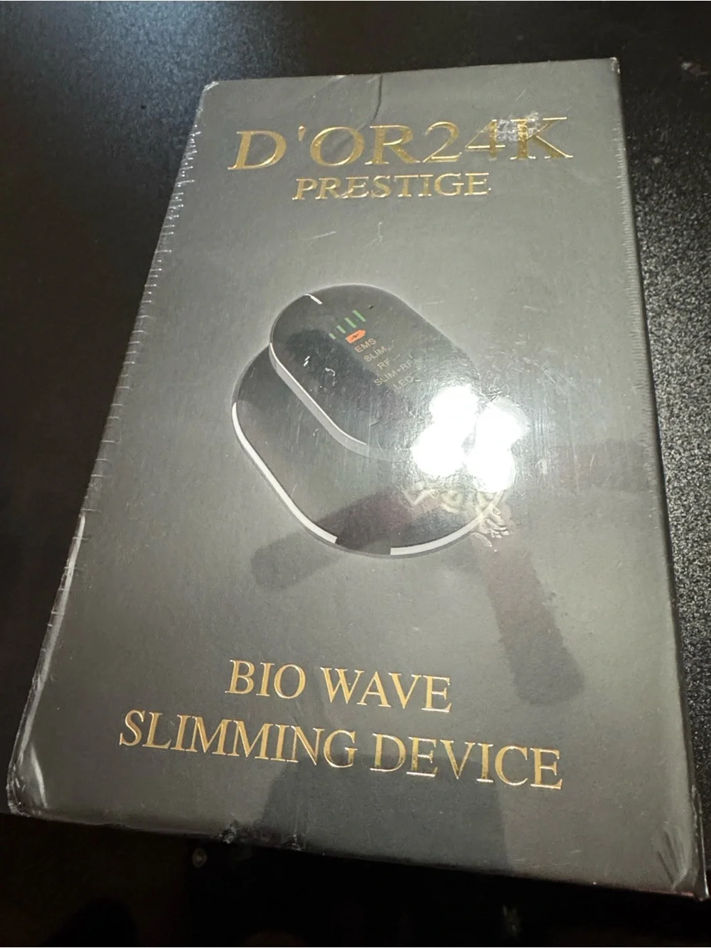 D'OR24K Prestige Bio Wave Slimming Device - Rose Gold/Black